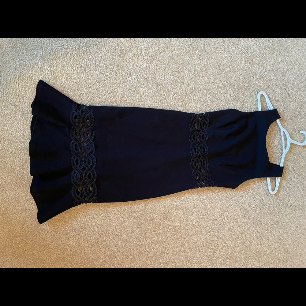 Black mini dress